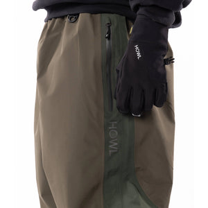 HOWL Shell Snowboard Pants Army 2025 Men's Snow Pants Howl 