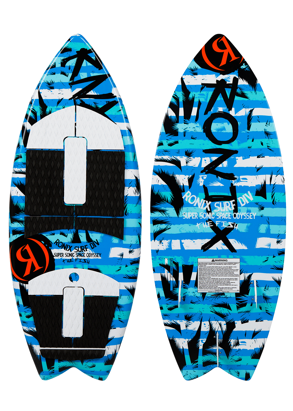 RONIX Kids Super Sonic Space Odyssey Fish Wakesurf Board 2023 Wakesurfs Ronix 