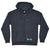 INDEPENDENT Span Zip Up Hoodie Slate Men's Zip Hoodies Independent 