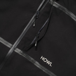 HOWL Taped Snowboard Jacket Black 2025 Men's Snow Jackets Howl 