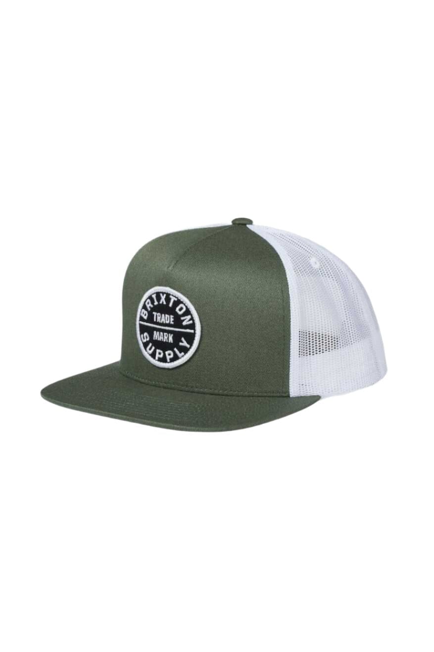 BRIXTON Oath Trucker Hat Agave Green/White Men's Hats Brixton 