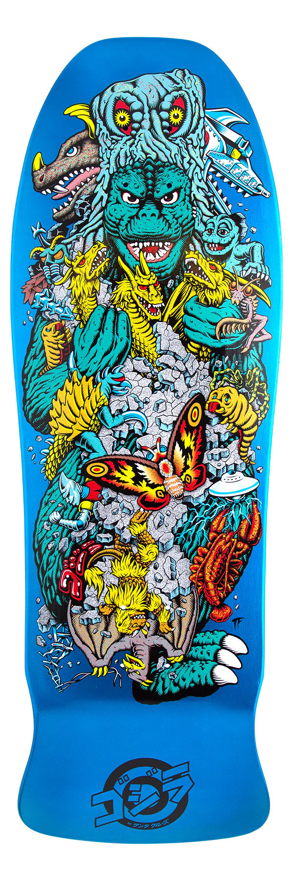 SANTA CRUZ Godzilla Kaiju Roskopp 10.125 Skateboard Deck Skateboard Decks Santa Cruz 