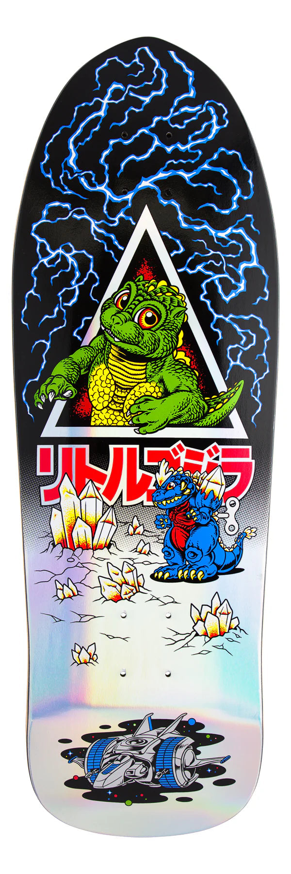 SANTA CRUZ Godzilla Jr. Natas 9.89 Skateboard Deck Skateboard Decks Santa Cruz 