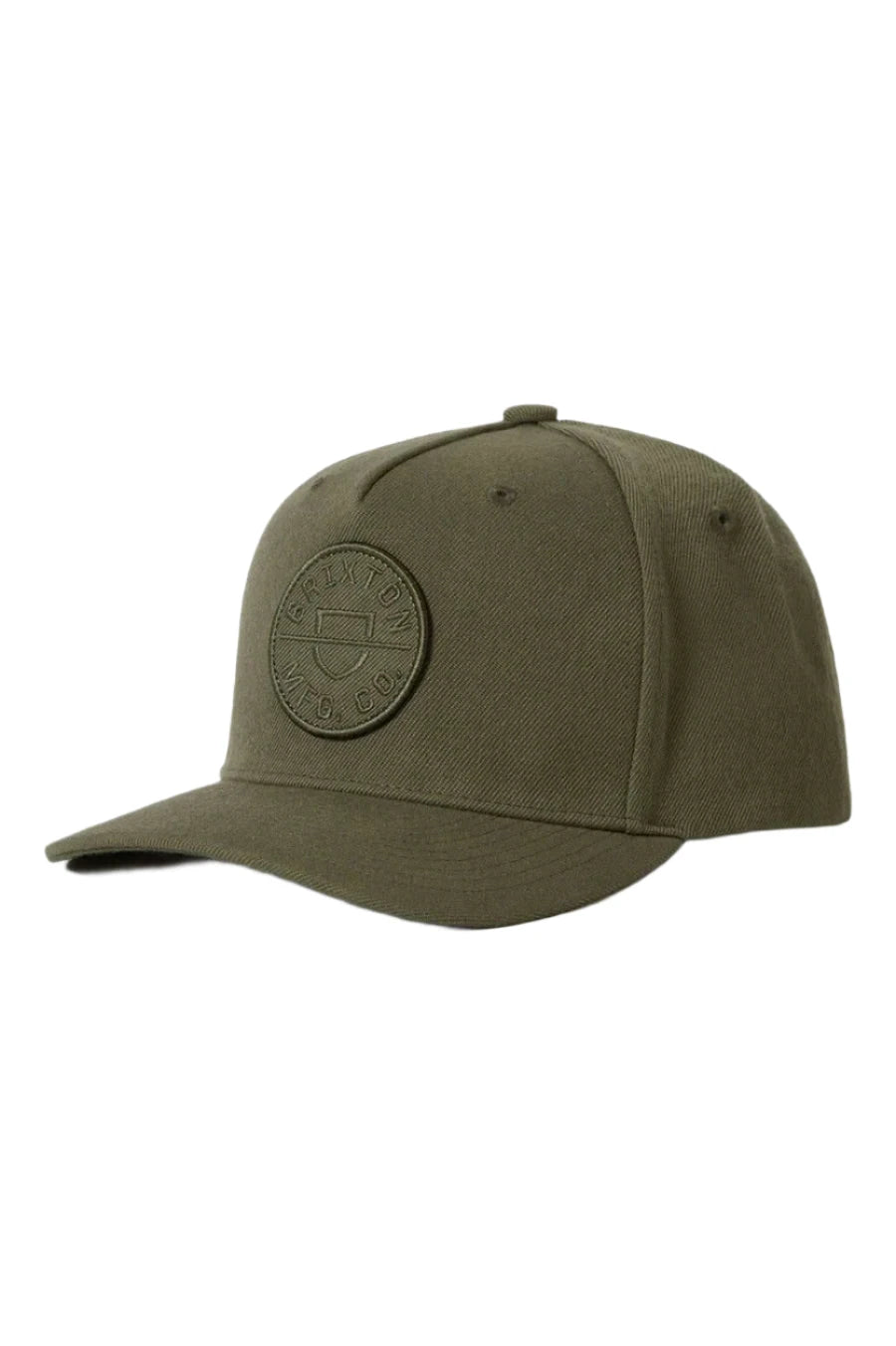 BRIXTON Crest Netplus Snapback Hat Ivy Green Men's Hats Brixton 