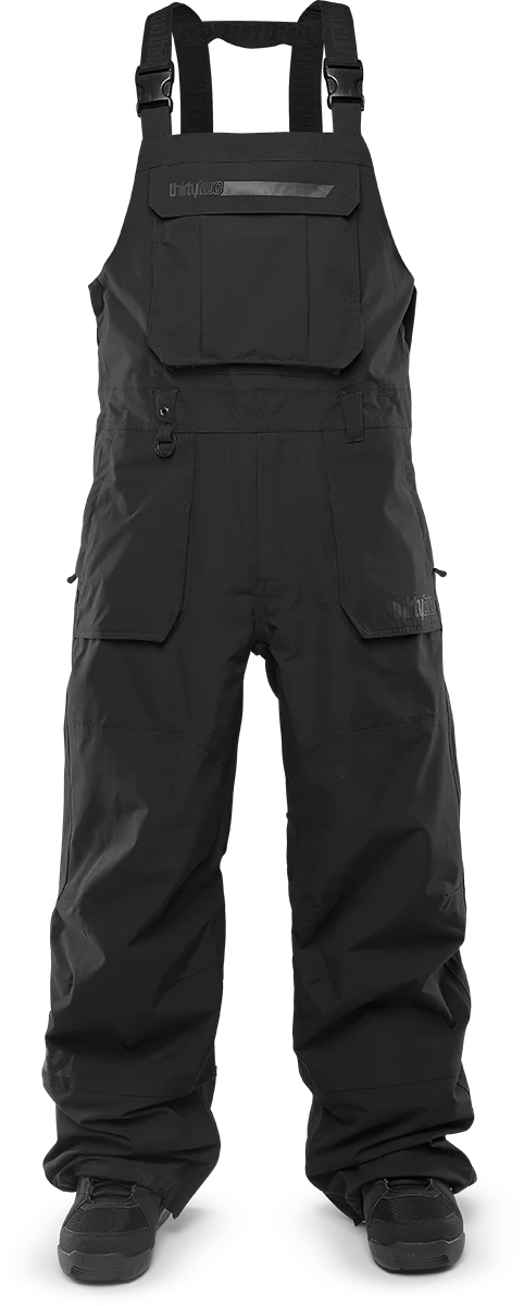 THIRTYTWO Basement Bib Snowboard Pants Black 2025 - Freeride Boardshop