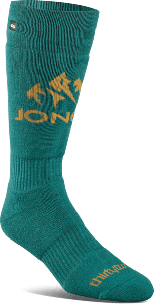 THIRTYTWO Merino X Jones ASI Snowboard Socks Teal Men's Snowboard Socks Thirtytwo 