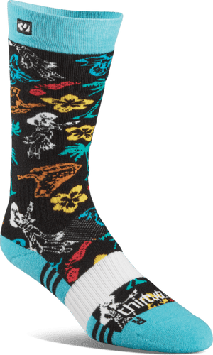 THIRTYTWO Women's Merino Snowboard Socks Aqua Women's Snowboard Socks Thirtytwo 