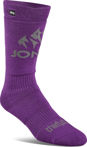 THIRTYTWO Women's Merino X Jones ASI Snowboard Socks Deep Purple Women's Snowboard Socks Thirtytwo 