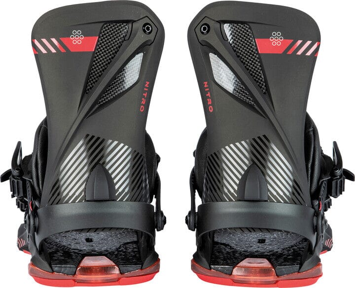 NITRO Phantom+ Snowboard Bindings Ultra Black 2024 - Freeride