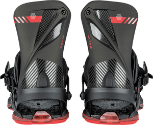 NITRO Phantom+ Snowboard Bindings Ultra Black 2025 Men's Snowboard Bindings Nitro 