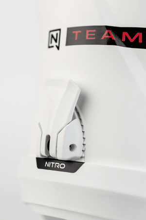 NITRO Team Snowboard Bindings White 2025 Men's Snowboard Bindings Nitro 