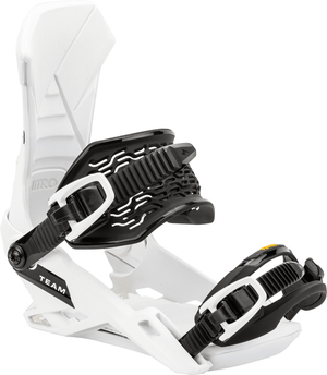 NITRO Team Snowboard Bindings White 2025 Men's Snowboard Bindings Nitro 