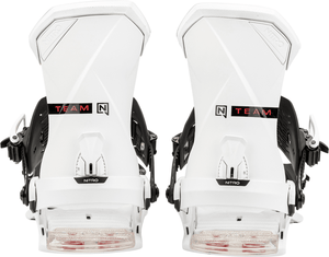 NITRO Team Snowboard Bindings White 2025 Men's Snowboard Bindings Nitro 