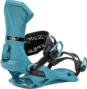 NITRO Team Snowboard Bindings Midtnight Turquoise 2025 Men's Snowboard Bindings Nitro 