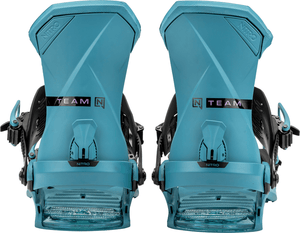 NITRO Team Snowboard Bindings Midtnight Turquoise 2025 Men's Snowboard Bindings Nitro 