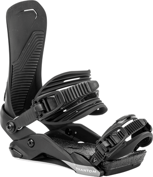 NITRO Phantom Snowboard Bindings Ultra Black 2025 Men's Snowboard Bindings Nitro 