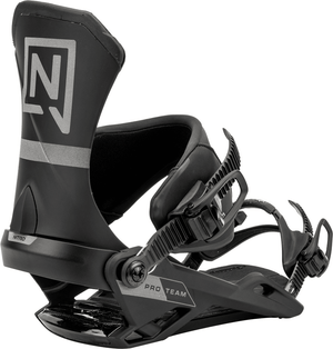 NITRO Team Pro Snowboard Bindings Ultra Black 2025 Men's Snowboard Bindings Nitro 