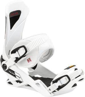 NITRO Team Pro Snowboard Bindings White 2025 Men's Snowboard Bindings Nitro 