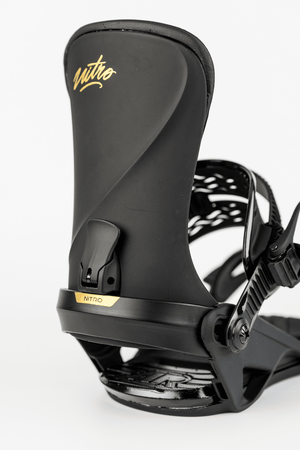 NITRO Women's Ivy Snowboard Bindings Ultra Black 2025 Women's Snowboard Bindings Nitro 