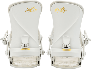 NITRO Women's Ivy Snowboard Bindings Off-White 2025 Women's Snowboard Bindings Nitro 