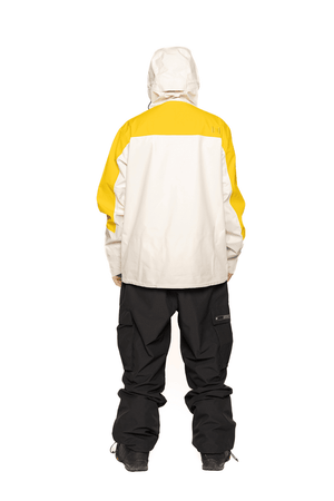 L1 Filmore Snowboard Jacket Cream/Hot Yellow 2025 Men's Snow Jackets L1 