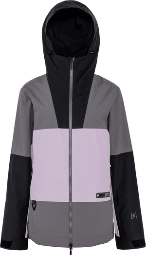 L1 Women's Ventura Snowboard Jacket Purple Iron/Haze/Black 2025 Women's Snow Jackets L1 