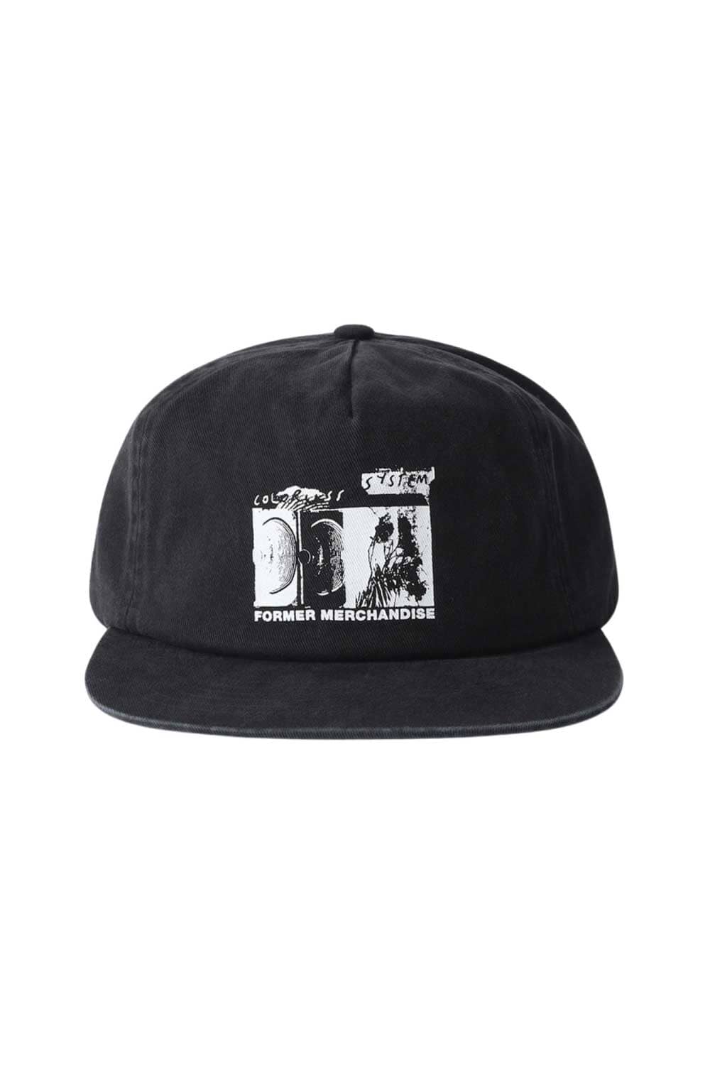 FORMER Flourish Crux Hat Washed Black Men's Hats Former 