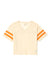 BRIXTON Women's Varsity Football Mesh T-Shirt Whitecap Women's Short Sleeve T-Shirts Brixton 