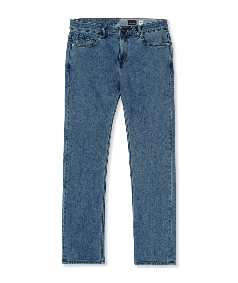 VOLCOM Solver Modern Fit Denim Washed Blue Men's Denim Volcom 