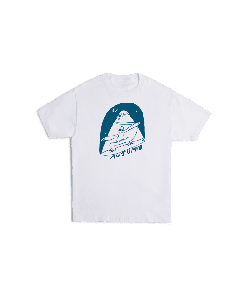 AUTUMN Wiggle T-Shirt White Men's Short Sleeve T-Shirts Autumn 