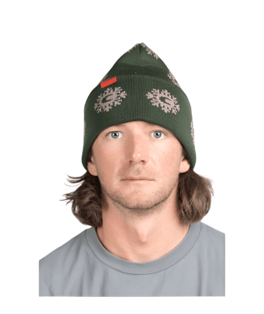 CORDUROY Monogram Beanie Evergreen Men's Beanies Corduroy 