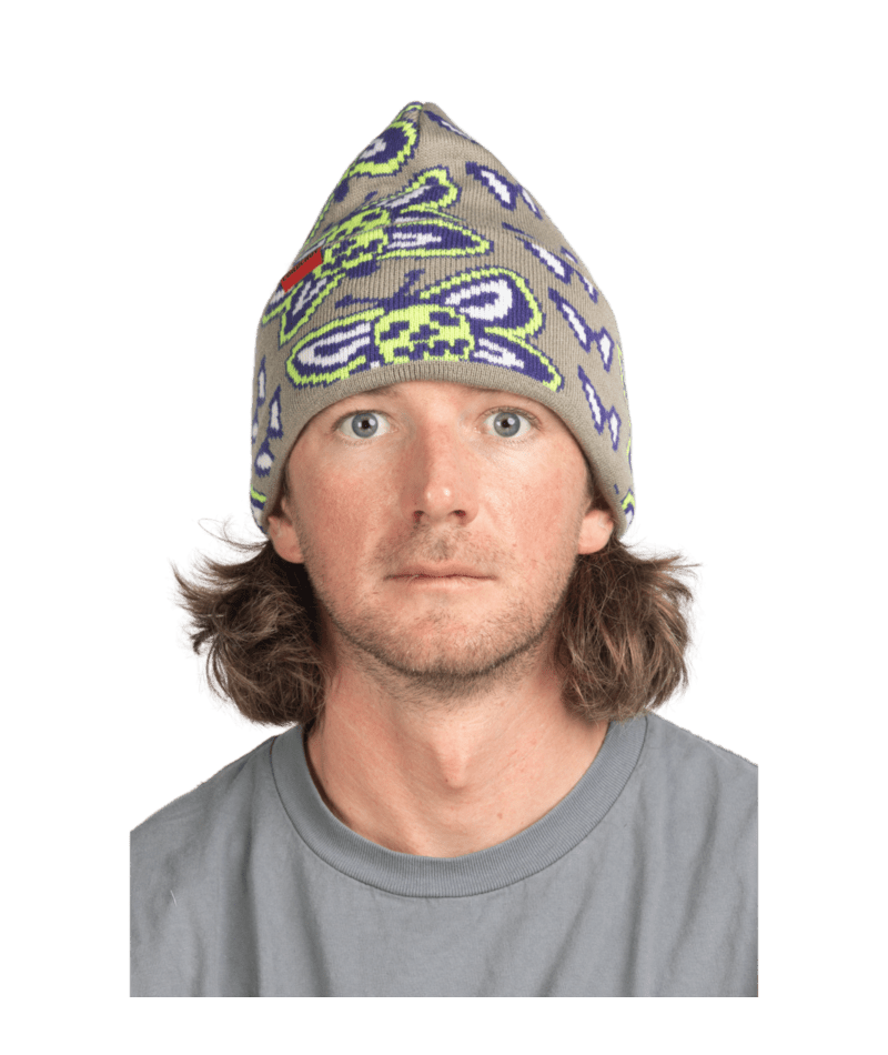 CORDUROY Skullfly Beanie Stone Grey Men's Beanies Corduroy 