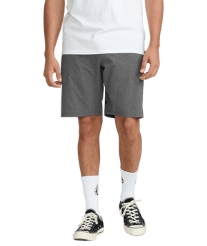 VOLCOM Frickin Cross Shred Static Hybrid Shorts Charcoal Heather Men's Hybrid Shorts Volcom 
