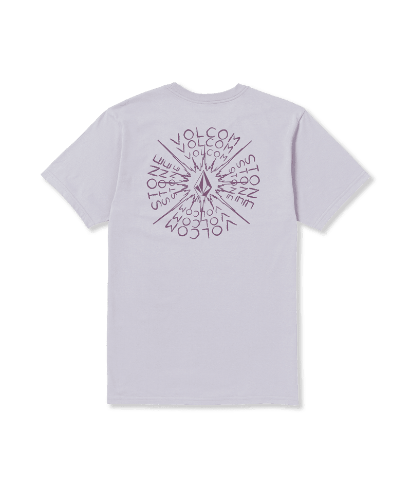 VOLCOM Spiraling T-Shirt Light Purple Men's Short Sleeve T-Shirts Volcom 