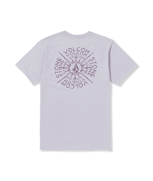 VOLCOM Spiraling T-Shirt Light Purple Men's Short Sleeve T-Shirts Volcom 