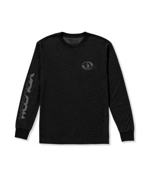 VOLCOM Divided Tech Long Sleeve T-Shirt Black Men's Long Sleeve T-Shirts Volcom 