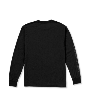 VOLCOM Divided Tech Long Sleeve T-Shirt Black Men's Long Sleeve T-Shirts Volcom 