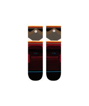 STANCE X Jimmy Chin Mid Wool Crew Socks Red Men's Socks Stance 