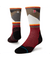 STANCE X Jimmy Chin Mid Wool Crew Socks Red Men's Socks Stance 