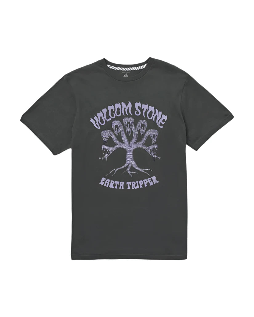 VOLCOM Feeding Tree T-Shirt Stealth Men's Short Sleeve T-Shirts Volcom 