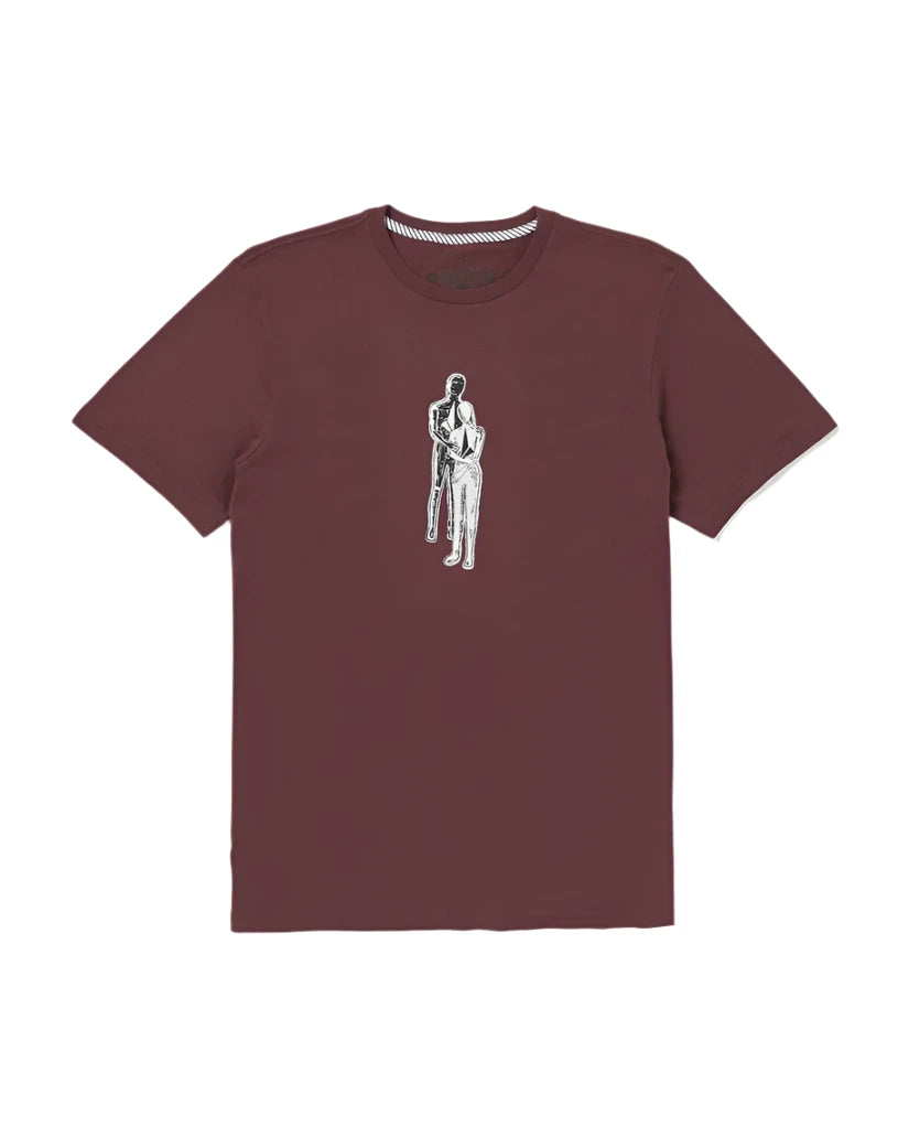 VOLCOM Held T-Shirt Merlot Men's Short Sleeve T-Shirts Volcom 