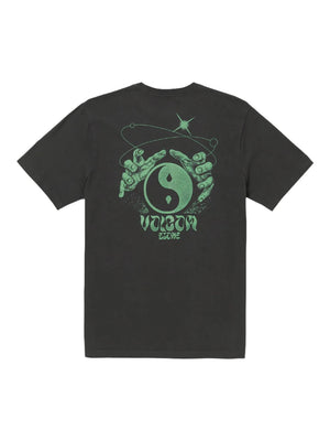 VOLCOM Galacta T-Shirt Stealth Men's Short Sleeve T-Shirts Volcom 