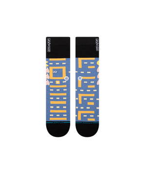 STANCE Pac-Man X Stance Power Pellet Crew Socks Blue Men's Socks Stance 