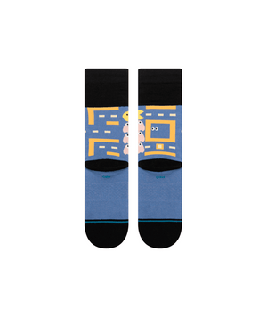 STANCE Pac-Man X Stance Power Pellet Crew Socks Blue Men's Socks Stance 