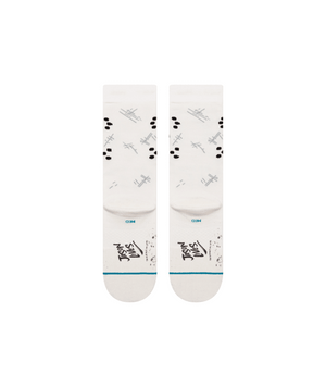 STANCE Jason Crew Socks White Men's Socks Stance 