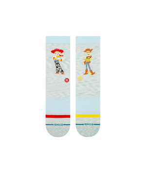 STANCE Pixar X Stance Best Friends Crew Socks Light Blue Men's Socks Stance 