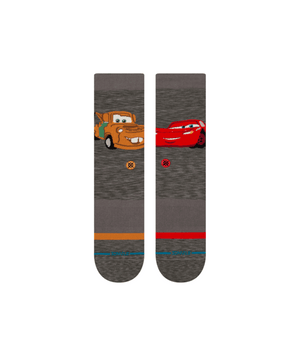 STANCE Pixar X Stance Kachow Crew Socks Dark Grey Men's Socks Stance 