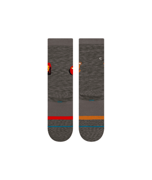 STANCE Pixar X Stance Kachow Crew Socks Dark Grey Men's Socks Stance 