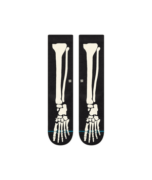 STANCE Bones Crew Socks Black Men's Socks Stance 