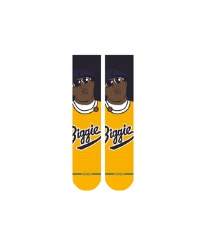 STANCE Notorious B.I.G. X Stance Juicy Socks Yellow Men's Socks Stance 